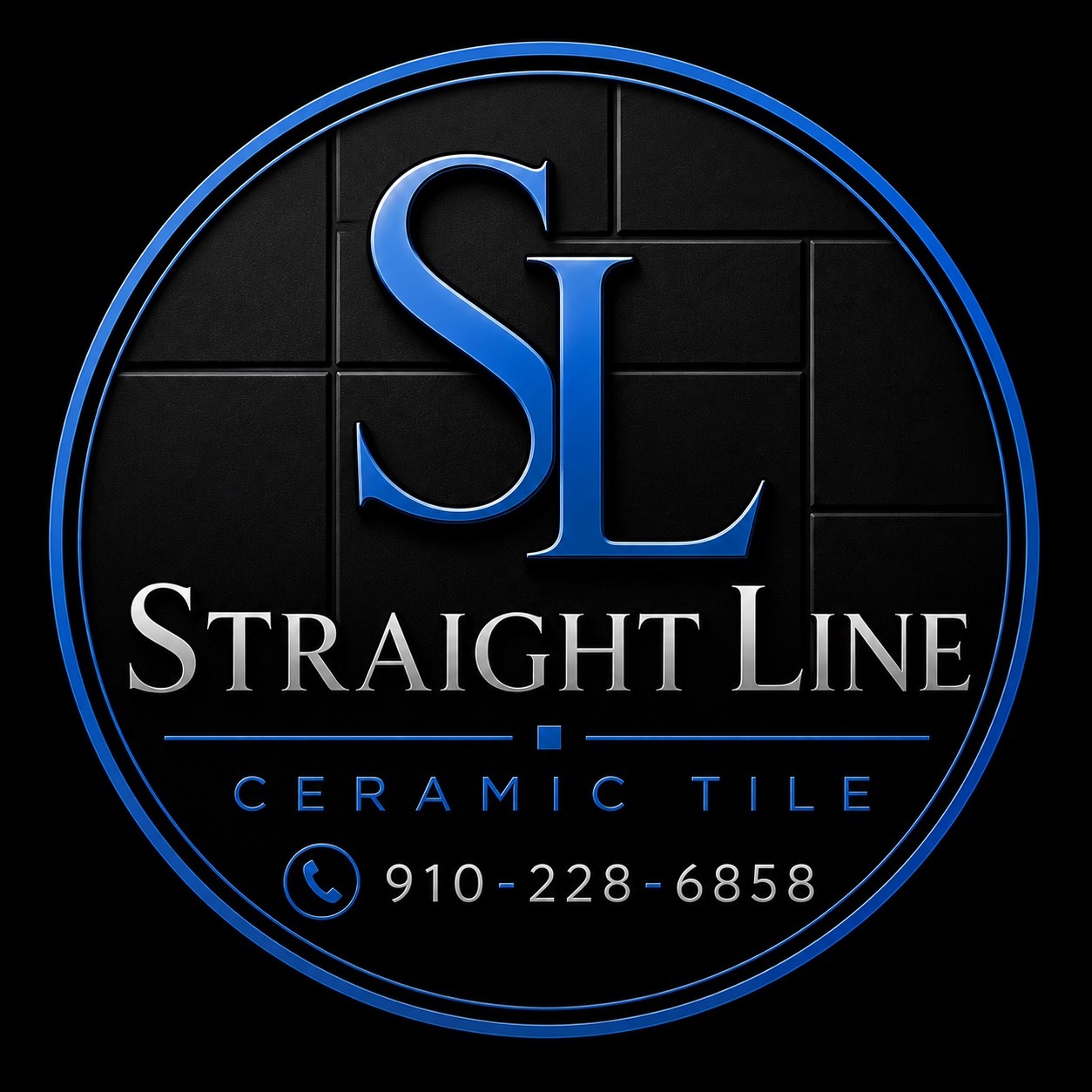 Straight Line Ceramic Tile logo