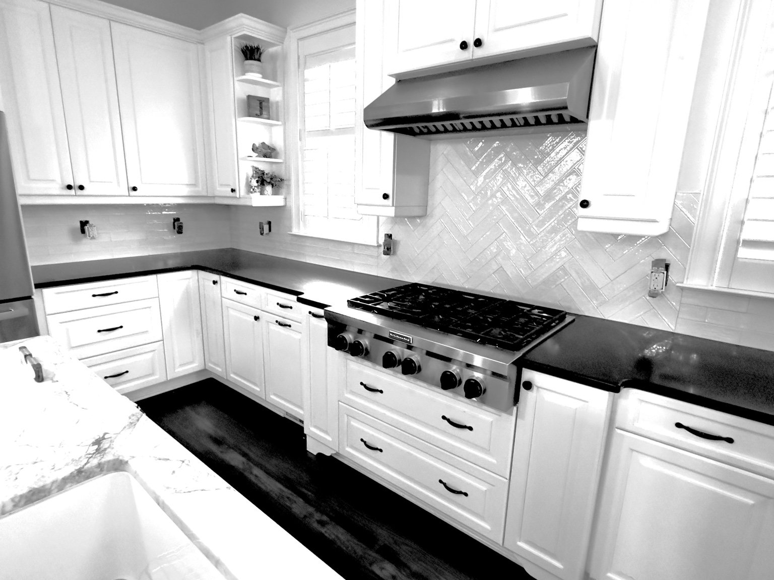 Tile installation project in Wilmington NC