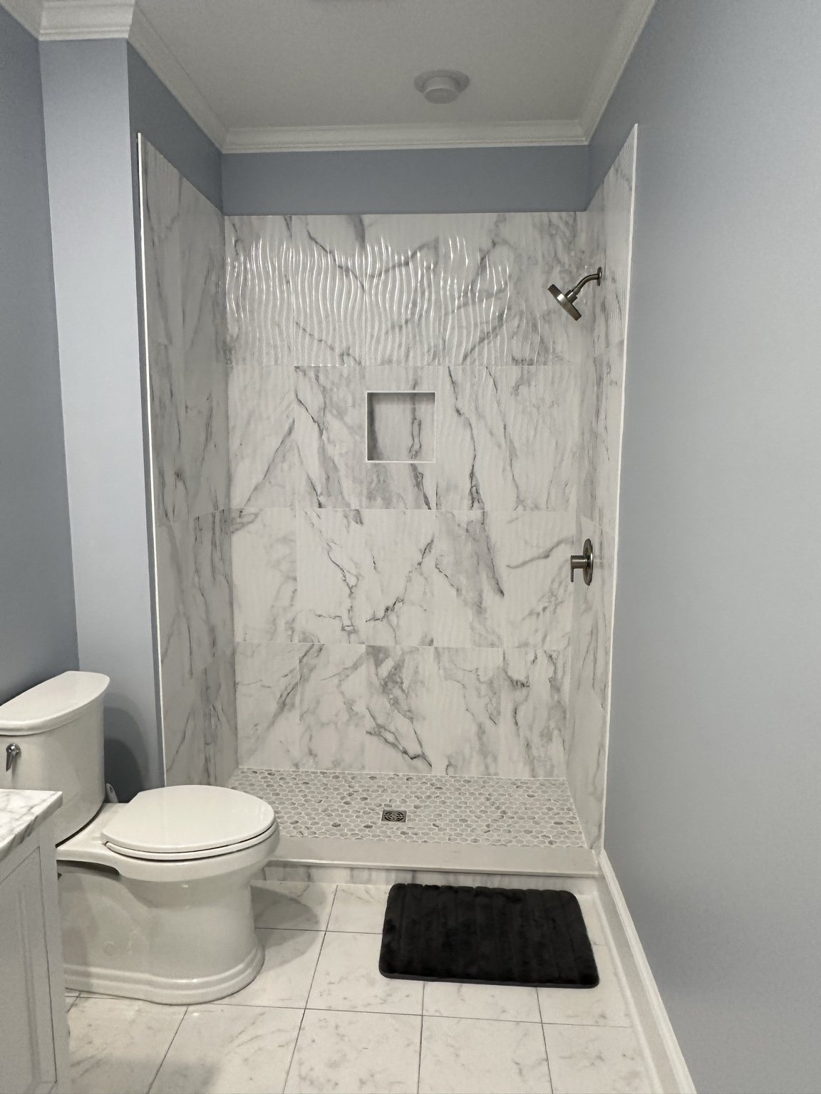 Tile installation project in Wilmington NC