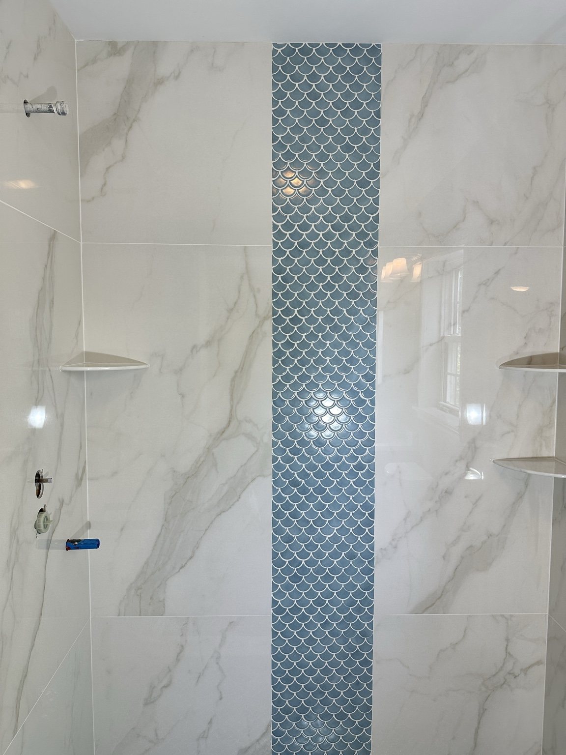 Tile installation project in Wilmington NC