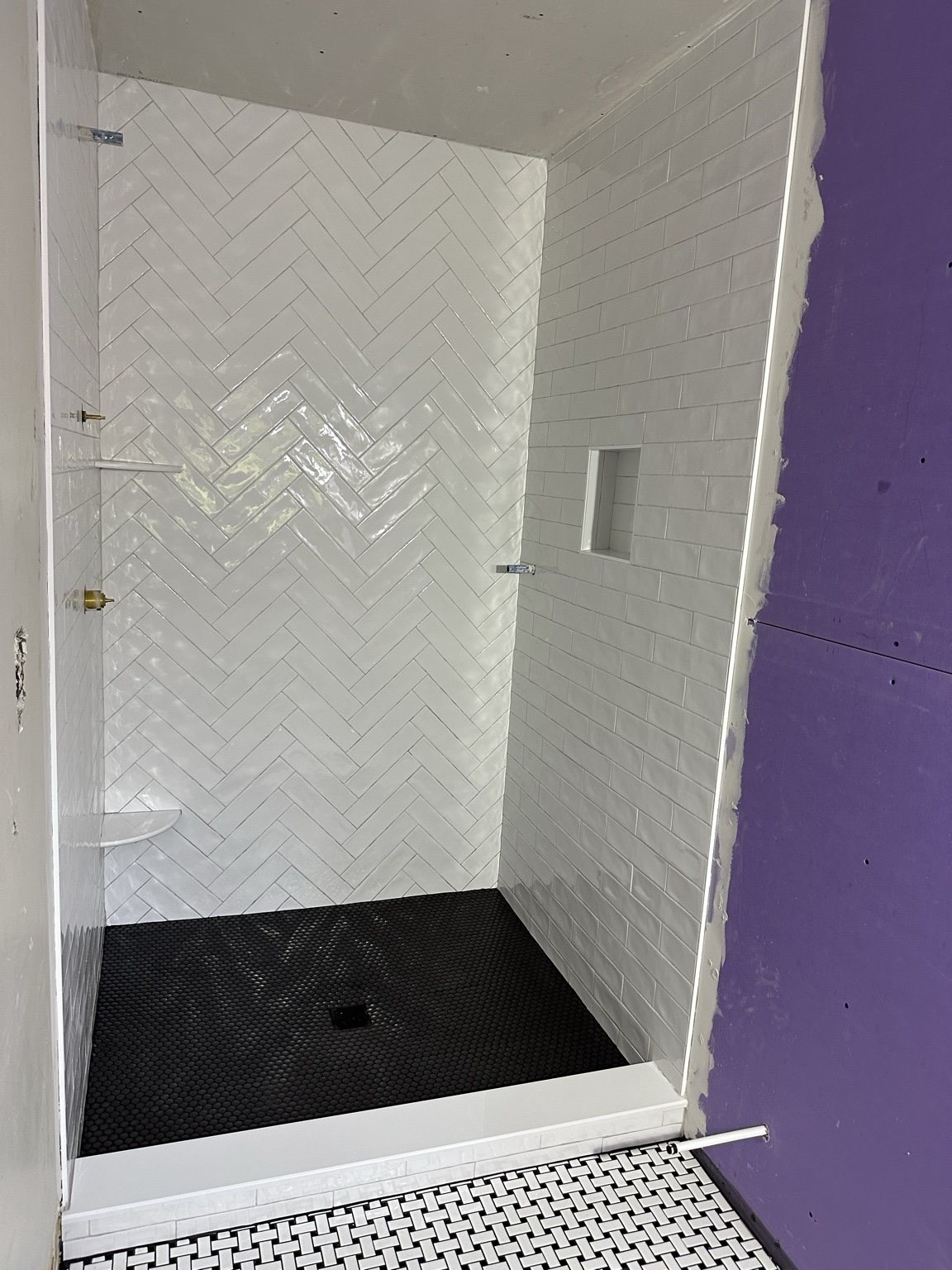 Tile installation project in Wilmington NC