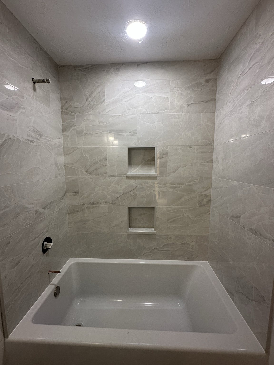 Tile installation project in Wilmington NC